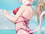 [F○14] ヤ・シュ○ラ,ミンフィリア,アテナ水着イラスト